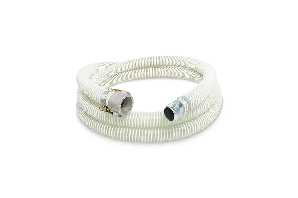 [NA-XWA17032BCK] 2" x 20FT Clear PVC Transfer Hose With Female Cams