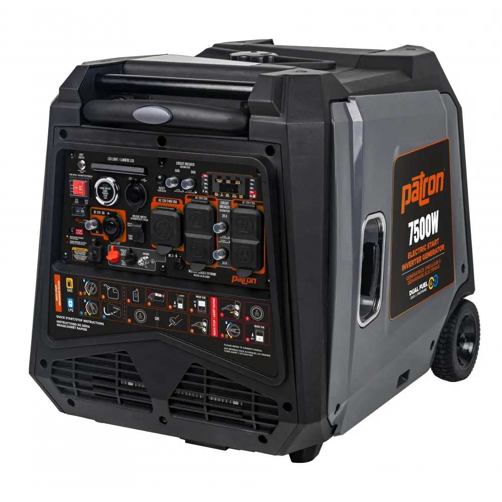 [PA-GI7500ID] Patron 7500W Dual Fuel Inverter Generator