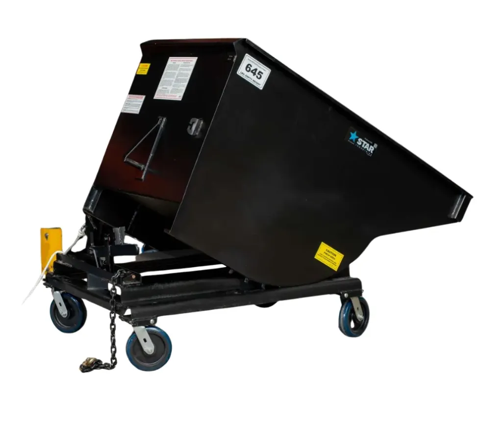 2 ½ cuyd. Heavy Duty Self-Dumping Forklift Hopper