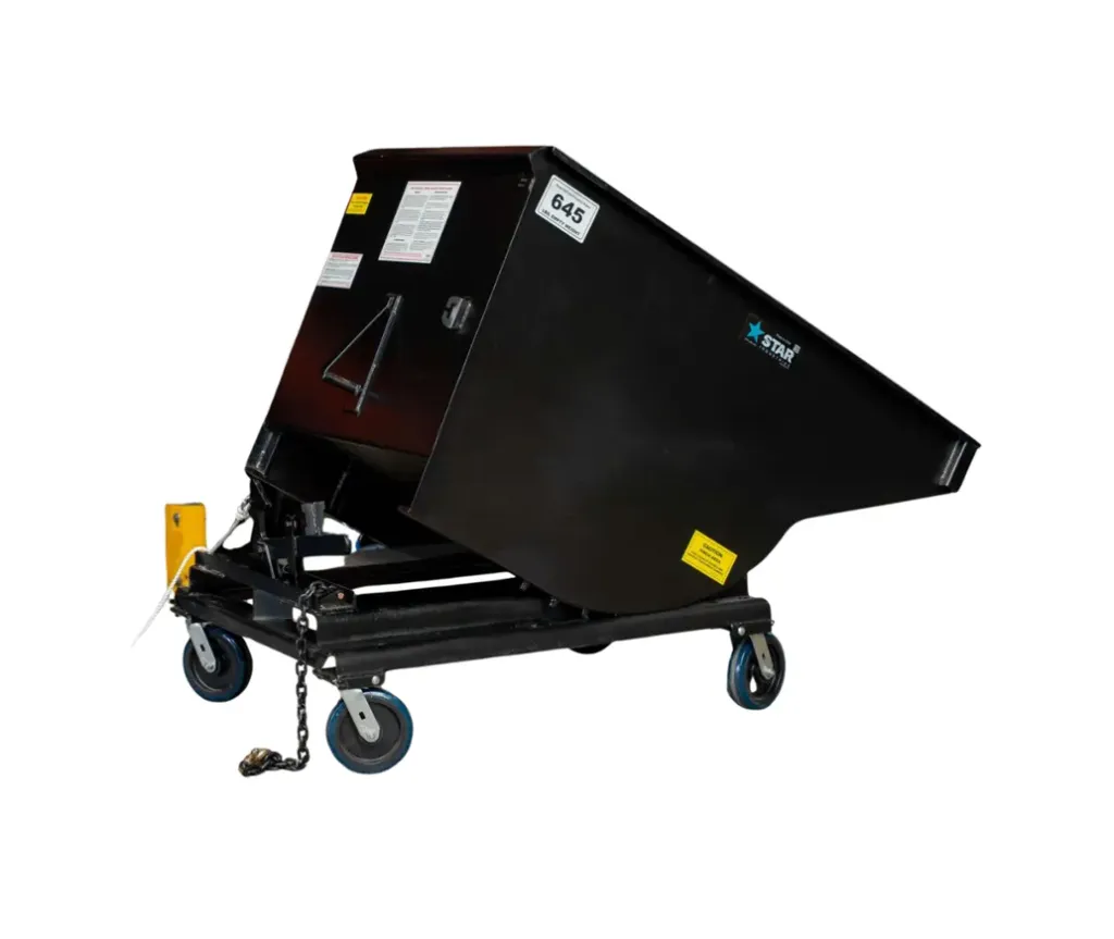 [1825] Star Industries｜2 ½ cuyd. Heavy Duty Self-Dumping Forklift Hopper