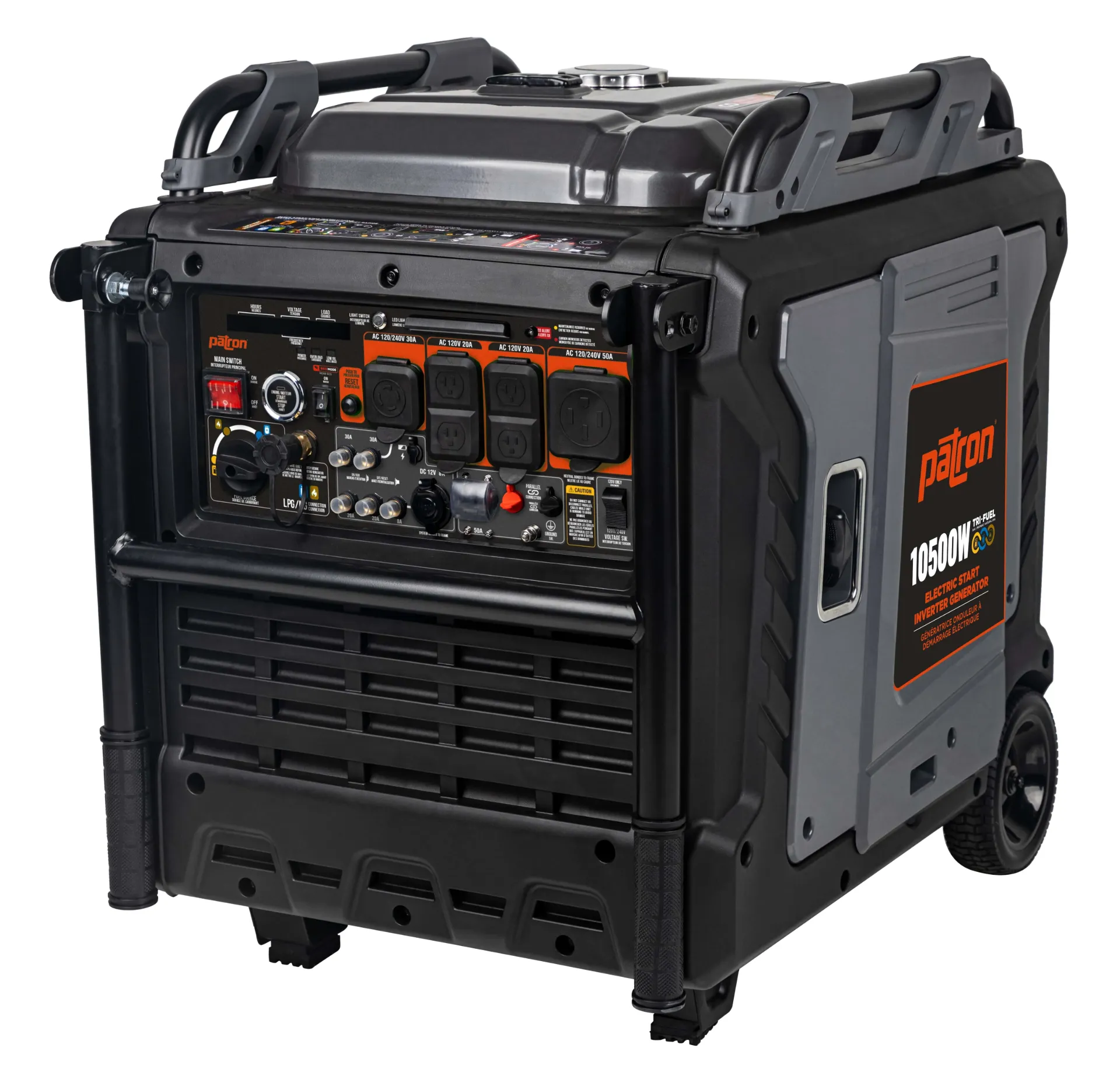Patron｜10,500W Tri-Fuel Inverter Generator