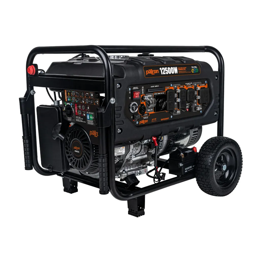 Patron｜12,500W Tri-Fuel Generator