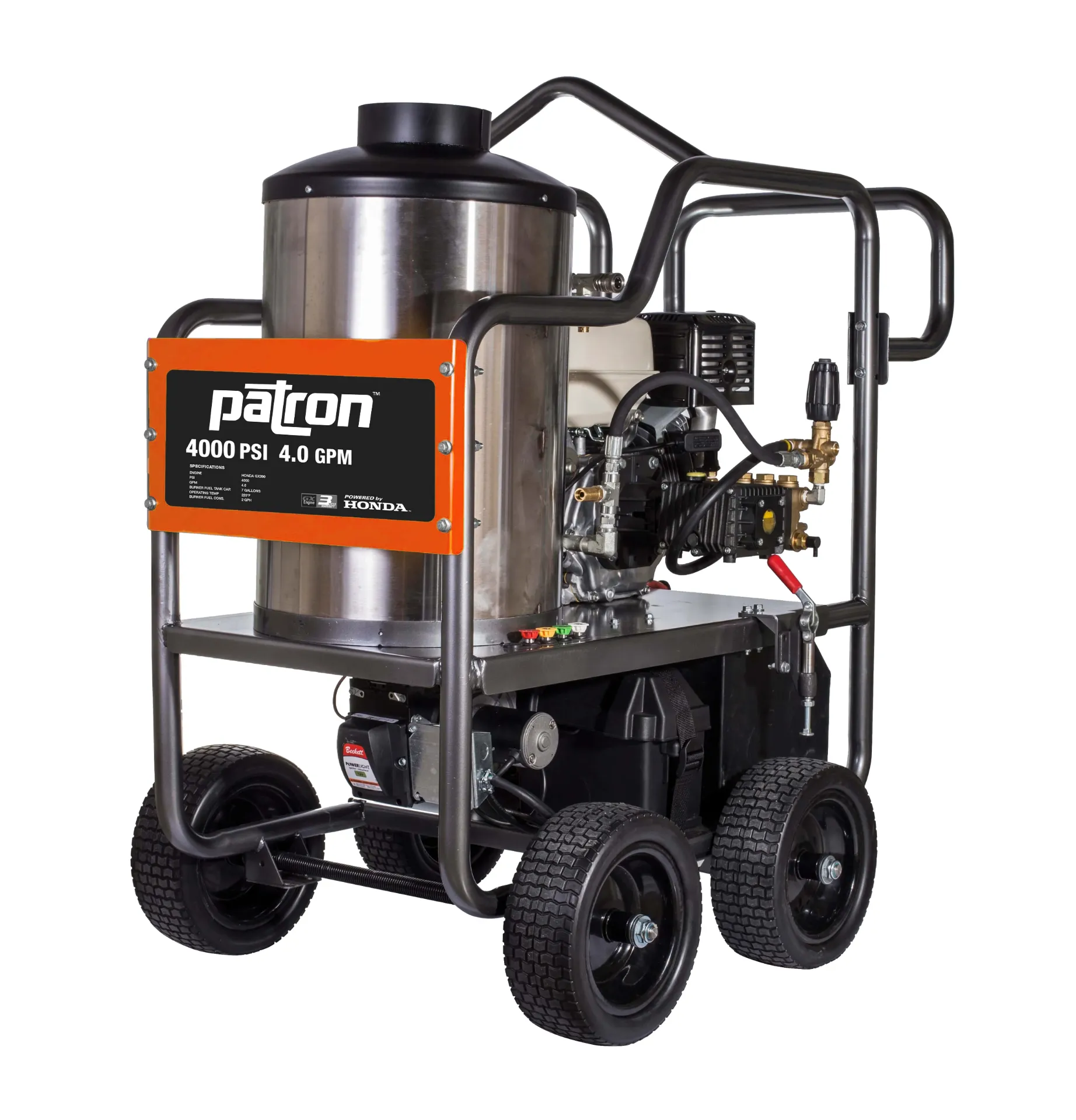 Patron｜4000 PSI Hot Water Pressure Washer